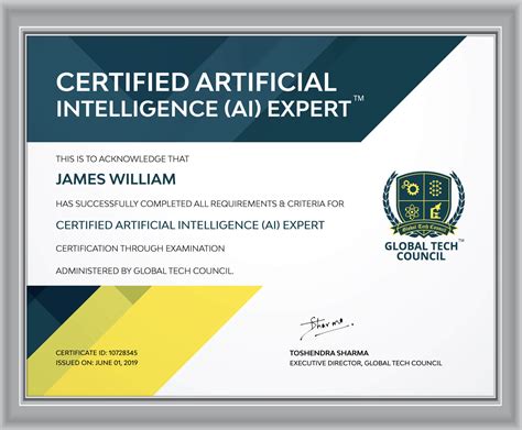 ai ml certification courses online.